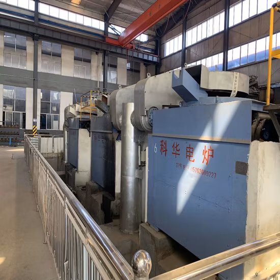 Fundición de acero de la fundición de frecuencia intermedia del horno fusorio de inducción