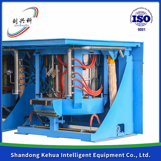 Horno de frecuencia intermedia 1,5t/3t/5t/10t/20t/30t, horno de inducción de frecuencia media para mini planta siderúrgica de barras de refuerzo